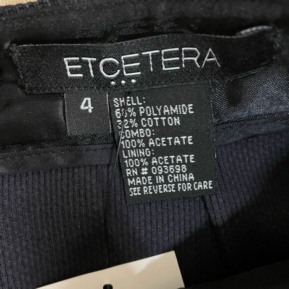 Etcetera, Italian Chic Navy high waisted Mini Skirt - Picture 4 of 4